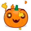 Video sticker 👍 Halloween Pumpkin