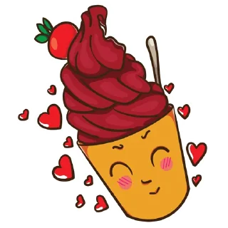 Sticker 😍 ice_cream_valentin