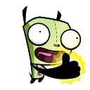 Video sticker 👍 Invader Zim