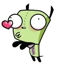 Video sticker 😘 Invader Zim