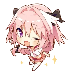 Sticker 😊 Astolfo❤❤❤ Sticker pack 2.0