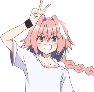 Sticker ✌ Astolfo❤❤❤ Sticker pack 2.0