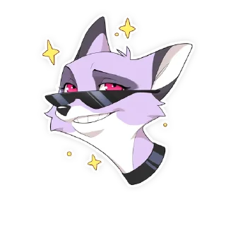 Sticker 😎 Yulli - space fox