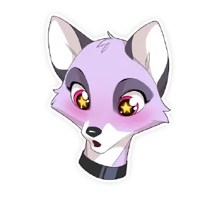 Sticker 😳 Yulli - space fox