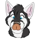 Sticker 😜 Kenvey the Husky