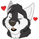 Sticker 😘 Kenvey the Husky