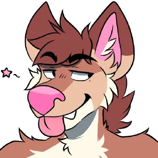 Sticker 😏 Sammy The Wolfdog