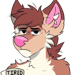 Sticker 😴 Sammy The Wolfdog