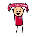 Sticker ✌ Cyanide and Happiness - FC Bayern