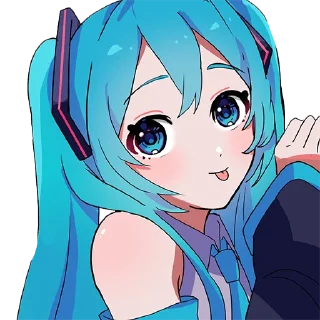 Sticker 😋 Hatsune Miku by @Heiliger_Arts