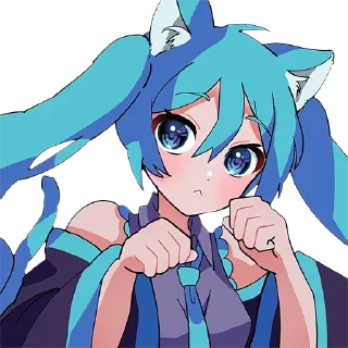 Video sticker 😾 Hatsune Miku by @Heiliger_Arts