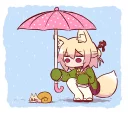 Sticker ☔️ ケモミミちゃん - Renew