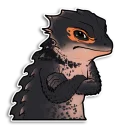 Sticker 😡 Reptiles by Taterbunny