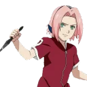 Sticker 😠 Sakura haruno🌸