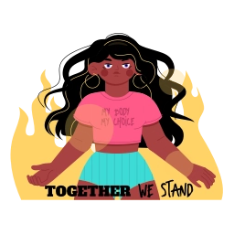 Sticker 💁‍♀️ feminismby@sapro_illustro@thorstainn