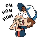 Sticker 🍔 Диппер - Gravity Falls (@TgSticker)