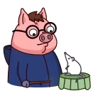 Video sticker 👍 Potter Pig