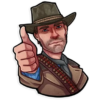 Sticker 👍 Red Dead Redemption