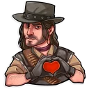 Video sticker 😘 Red Dead Redemption