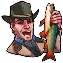 Sticker 🐟 Red Dead Redemption