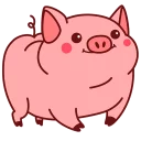 Sticker 🙂 Свин Валера / Pig Valera (@Mari_Deinos)