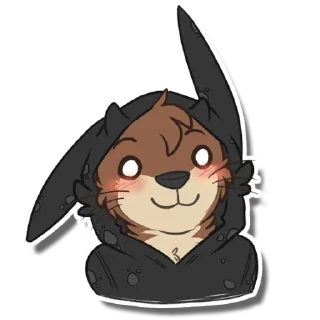 Sticker 😋 FudgeTheOtter