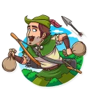Sticker 🏃 Robin Hood :: @TgSticker