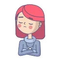 Video sticker 😒 Red Elizabeth