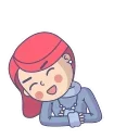 Video sticker 😂 Red Elizabeth