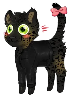 Video sticker 🌟 nick the panthera by FBlynx by @fStikBot