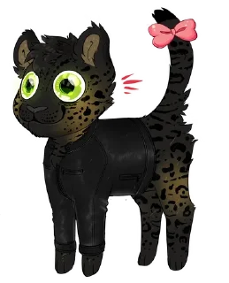 Sticker 🌟 nick the panthera by FBlynx by @fStikBot