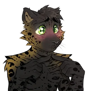 Sticker 🌟 nick the panthera by FBlynx by @fStikBot