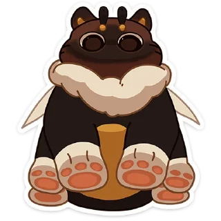 Sticker 🐾 Пуф от @TgSticker