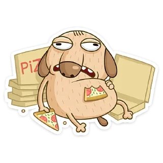 Sticker 🍕 Дигги :: @stickroom