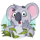 Sticker 😨 Koala Chuck