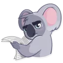 Sticker 😑 Koala Chuck