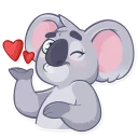 Sticker 😘 Koala Chuck