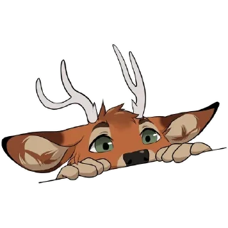 Video sticker 👀 Deer — @stckrRobot