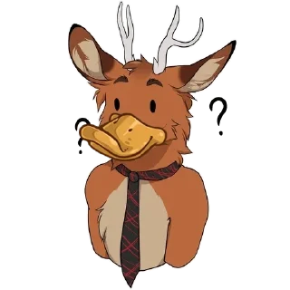 Sticker 🙃 Deer — @stckrRobot