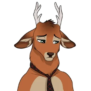 Sticker 😢 Deer — @stckrRobot