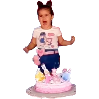 Video sticker 😡 La niña del pastel @freemomos
