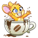 Sticker ☕ Little Mouse