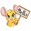 Sticker 👋 Little Mouse