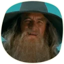 Sticker 😃 ⭕️ Gandalf (first movie) @lennysticker