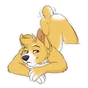 Sticker 🍑 Duke Corgi