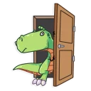 Sticker 👋 The almost good Dinosaur