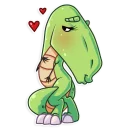 Sticker 😘 The almost good Dinosaur