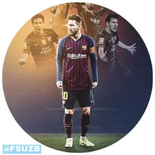 Video sticker 👑 LIONEL MESSI(by TURG'ANBAEV JA'DIGER)