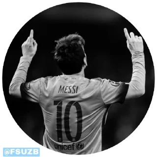 Sticker 👑 LIONEL MESSI(by TURG'ANBAEV JA'DIGER)