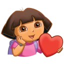 Sticker ❤ Dora